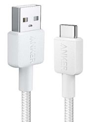 Anker 322 Usb-a To Usb-c Cable 3ft Braided 0.9m