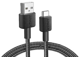 Anker 322 Usb-a To Usb-c Cable 3ft Braided 0.9m